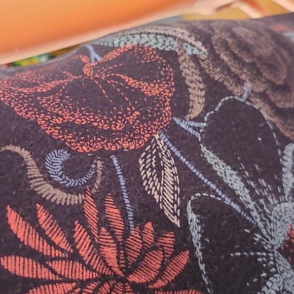 24/7 Maurices Black Floral Dress - Picture 5 of 5